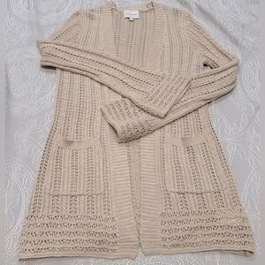 Pink Rose Knitted Cardigan Size XS